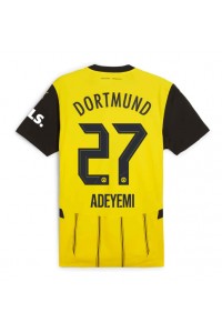 Borussia Dortmund Karim Adeyemi #27 Voetbaltruitje Thuis tenue 2024-25 Korte Mouw